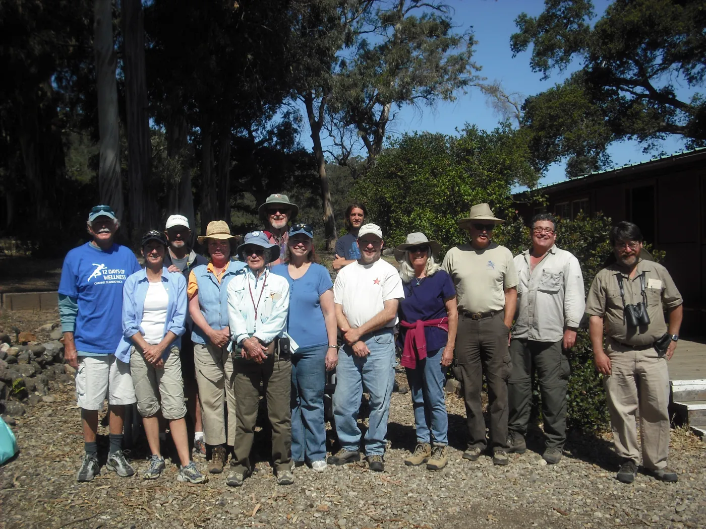 group photo, SBBG Field Trip to Santa Cruz Island, 2011