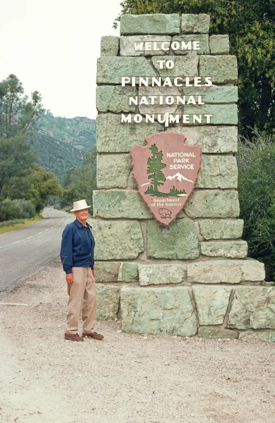 Elton Edge, Pinnacles National Monument entrance