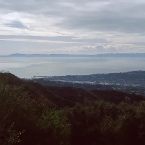 Santa Cruz Island from Tunnel Trail