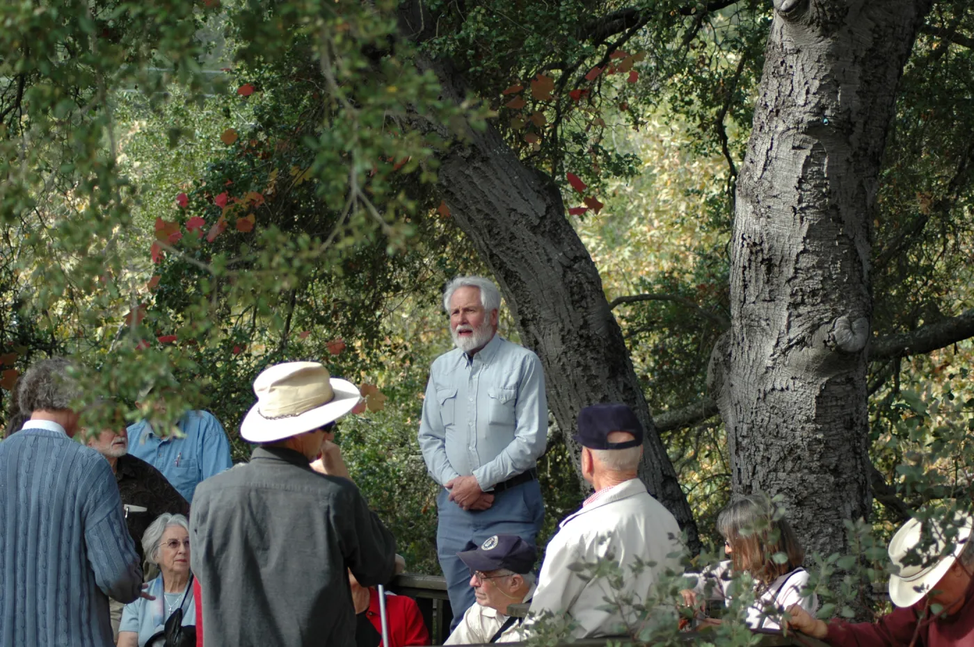 Ralph Philbrick speaking at Jim Blakley Memorial