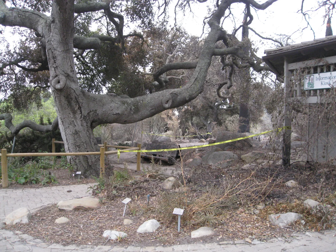 Information Kiosk after the Jesusita Fire