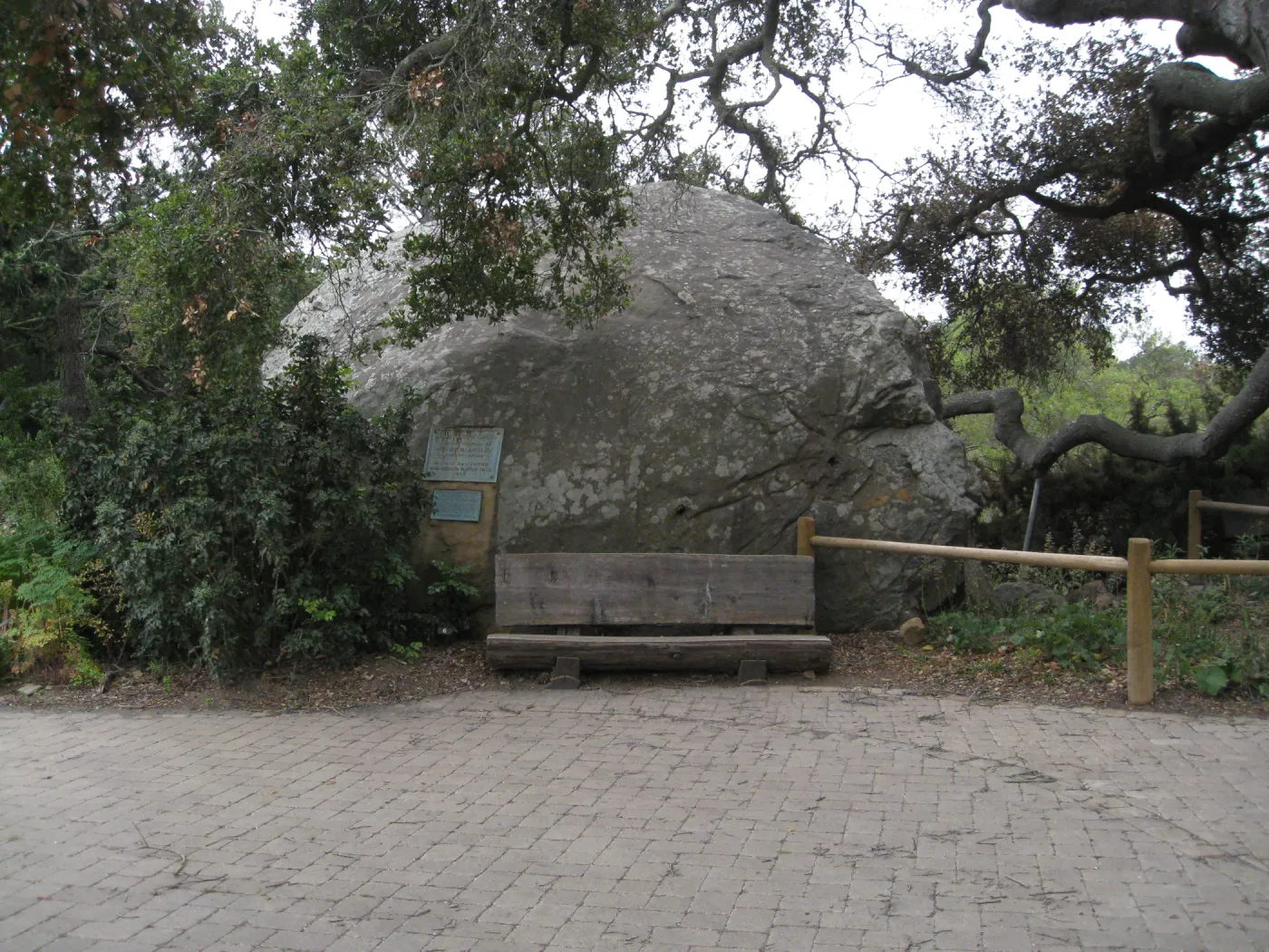 Blaksley Boulder after the Jesusita Fire