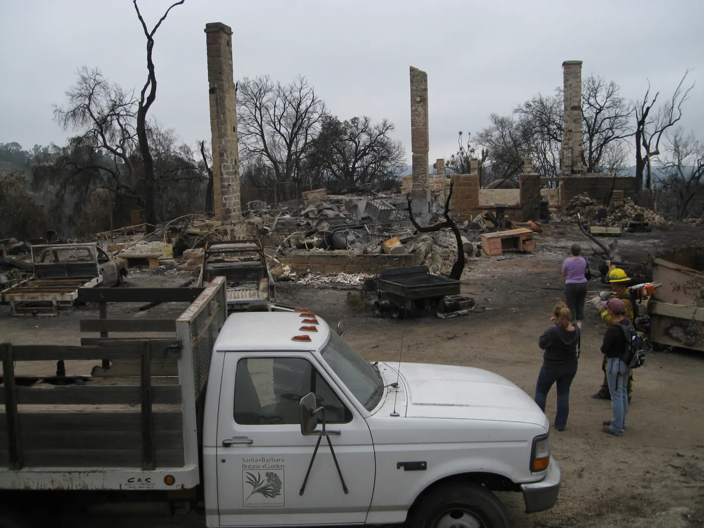 Santa Barbara Botanic Garden after the Jesusita Fire