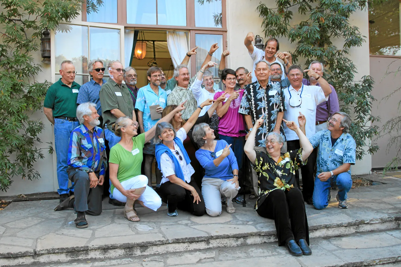 Party celebrating Bob Haller's 80th year, group photo