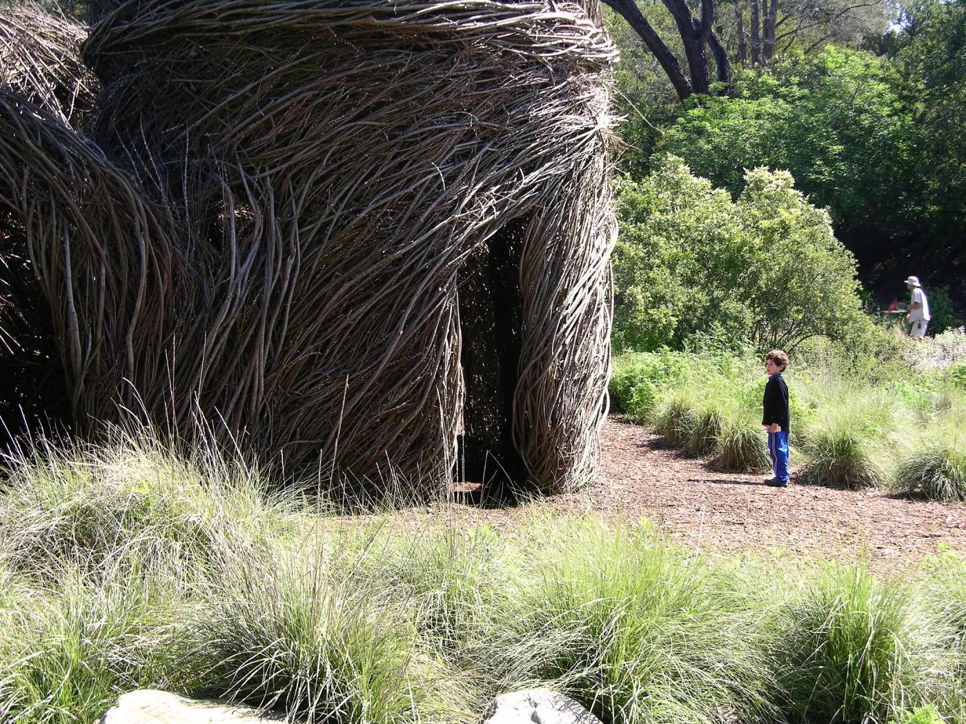 Patrick Dougherty Toad Hall Grand Opening