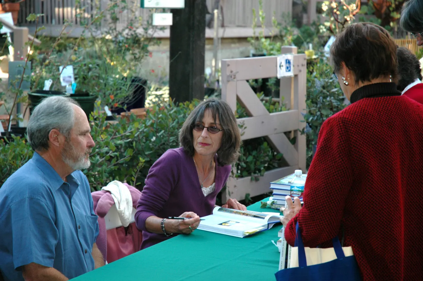  Carol Bornstein book signing with Dave Fross