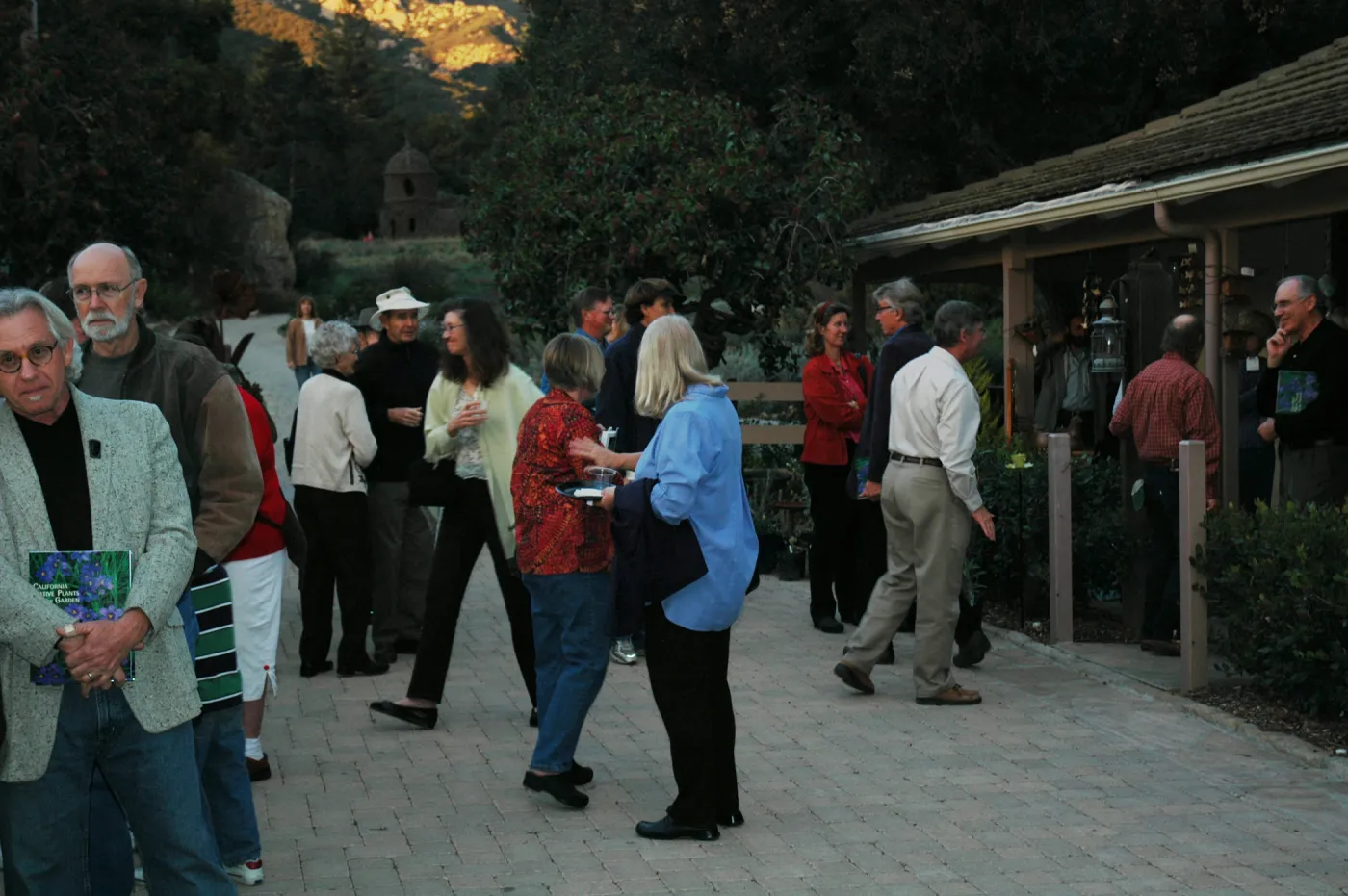 Carol Bornstein book signing in the Courtyard