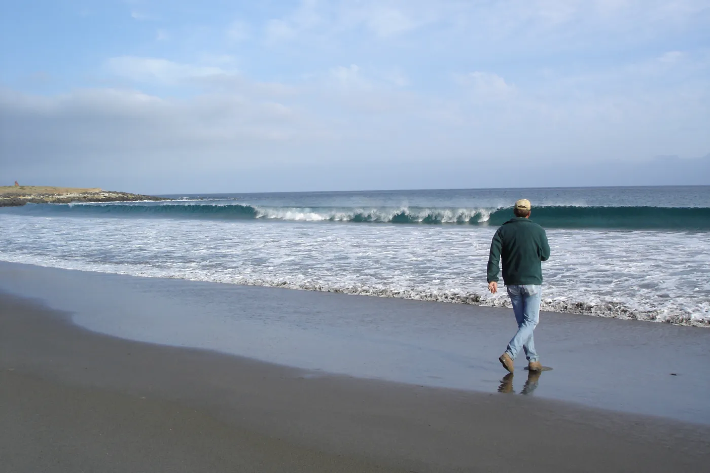 Horse Beach Cove, San Clemente Island, SBBG Research 2005, Bob Muller