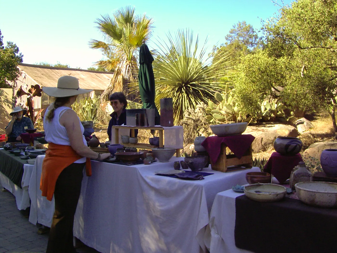 pottery, Fall Plant Sale, 2005