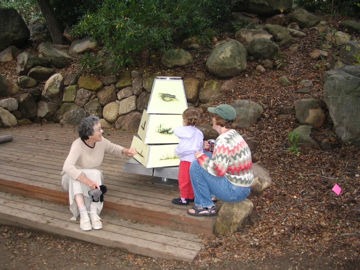 Food Web Tower in the Discovery Garden