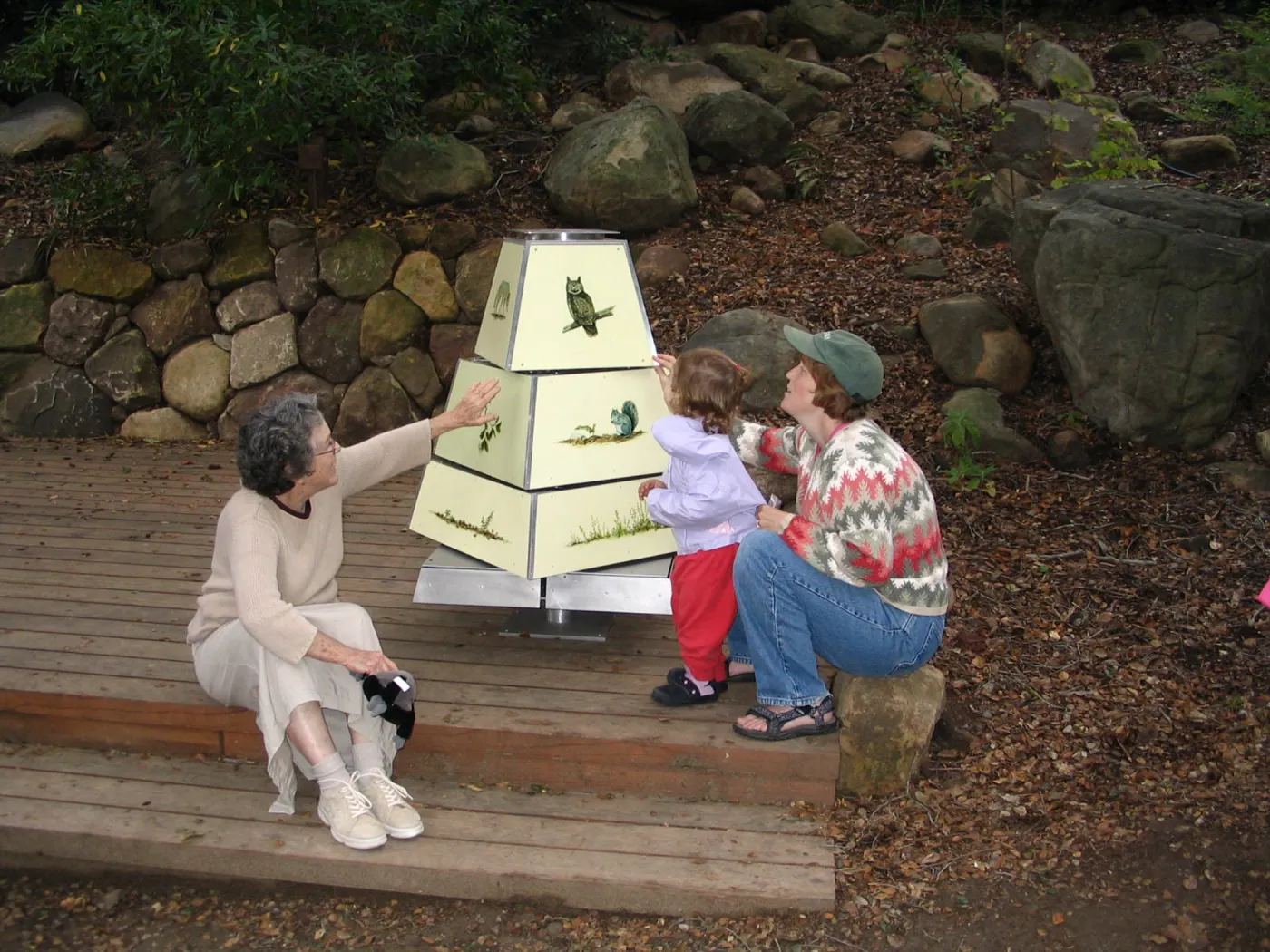 Food Web Tower in the Discovery Garden