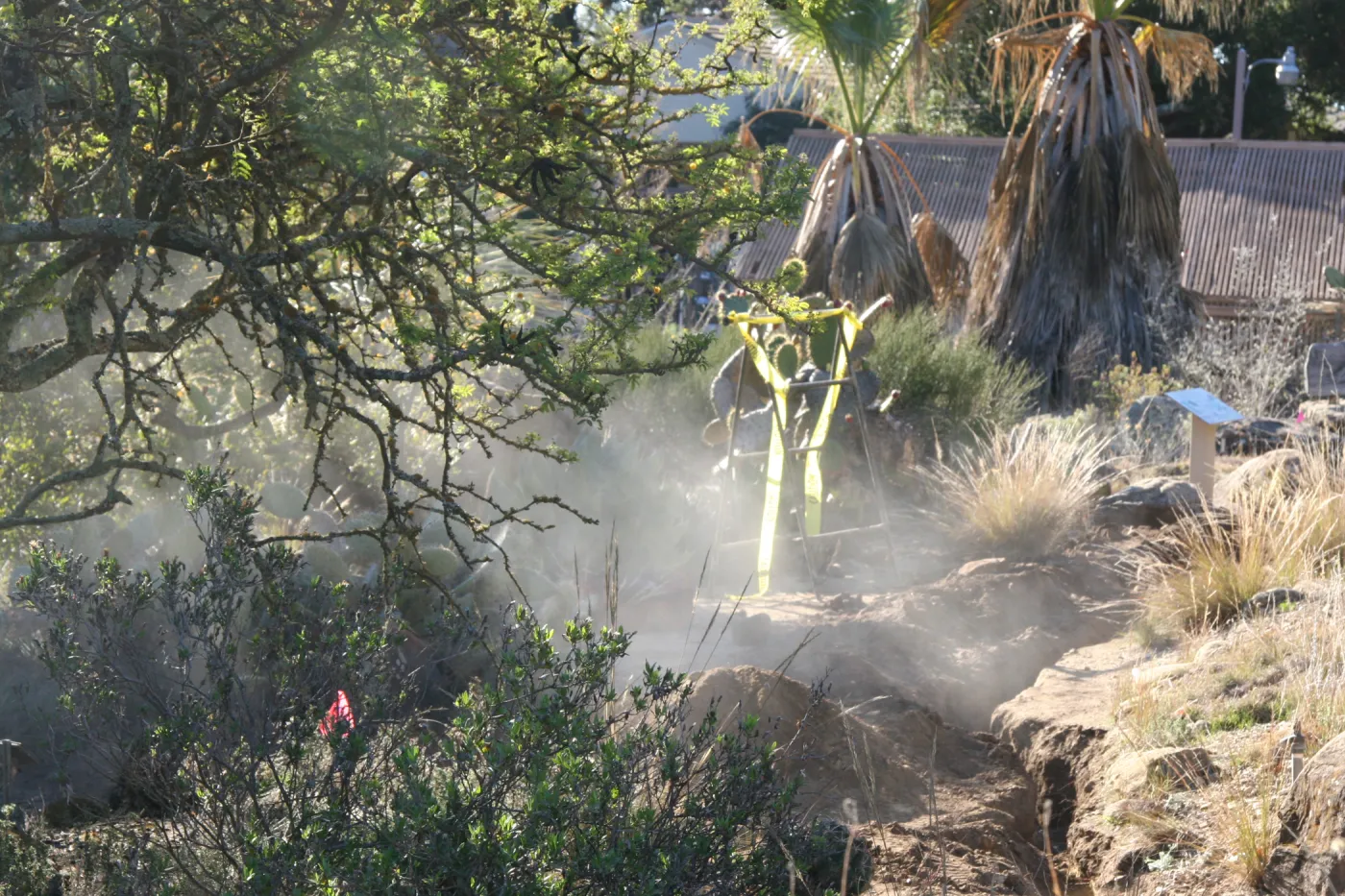Irrigation construction in the Desert Section
