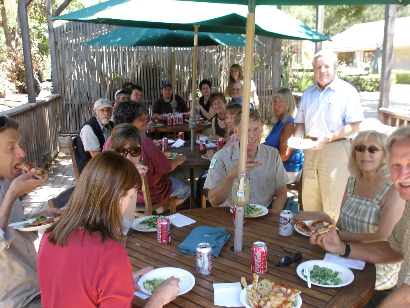 SBBG Staff gathering, post Jesusita clean up