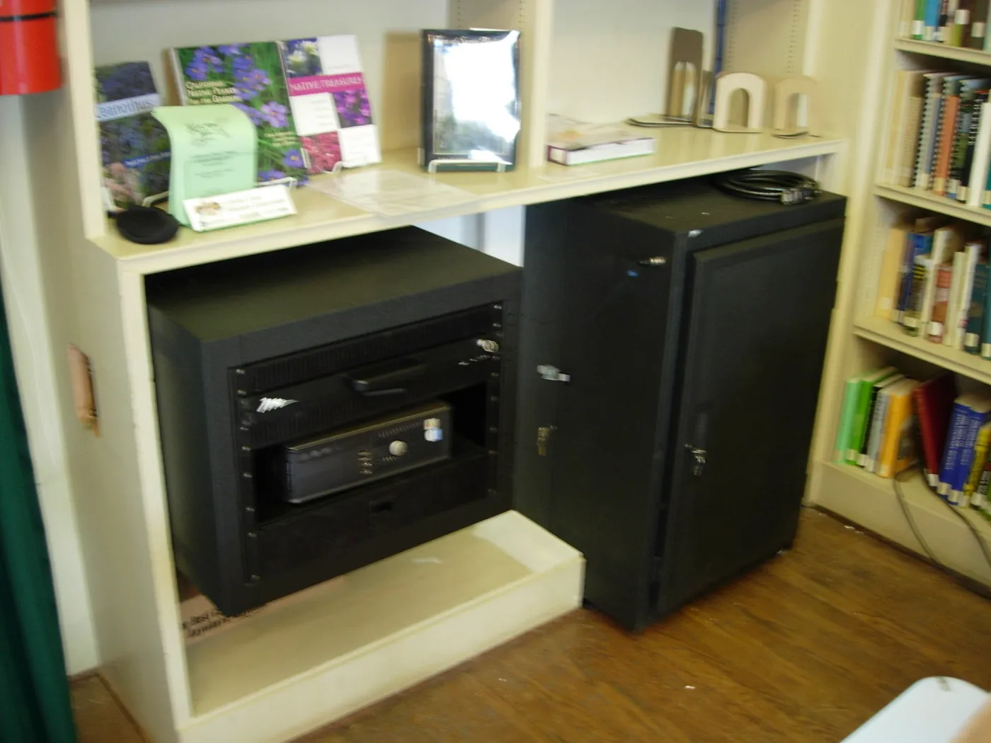 new Audio visual AV system installed in the Library, SBBG 2006 Projects