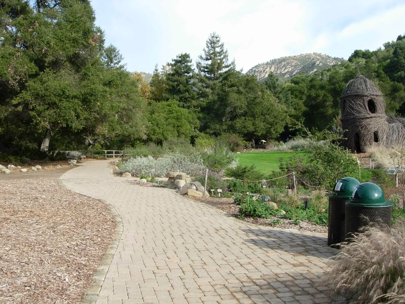 Accessible paving installed along the Meadow, SBBG 2006 Projects