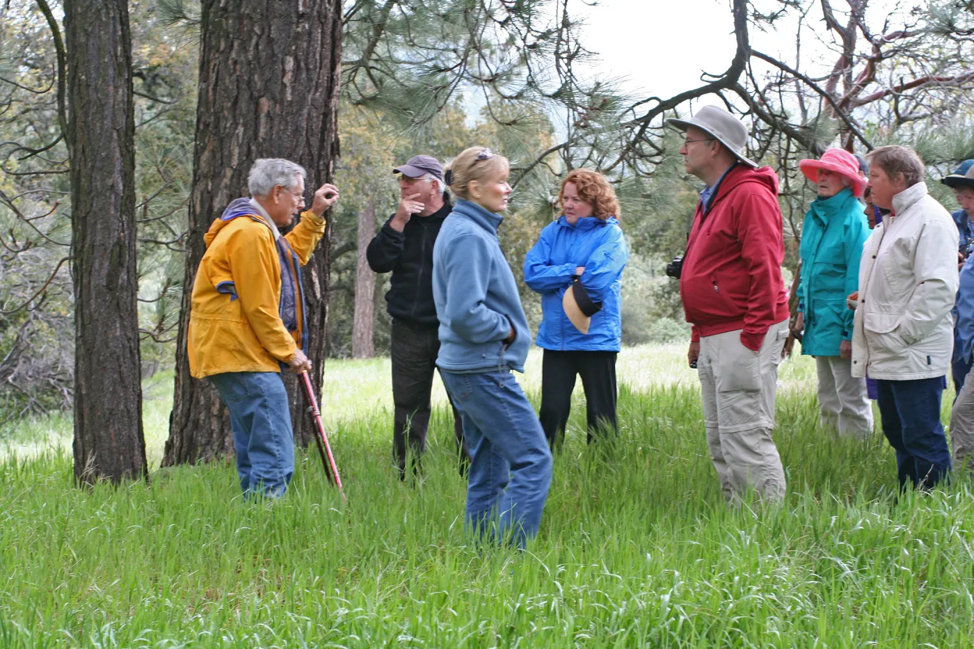 SBBG docent training field trip with Bob Haller