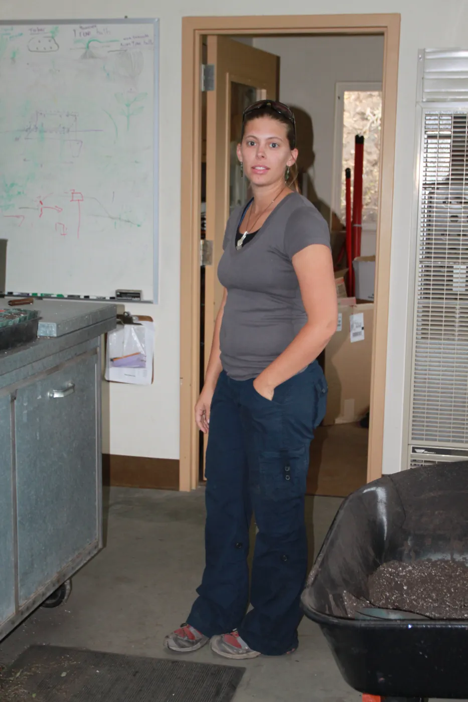 plant propagation class with Heather Wehnau, SBBG Plant Propagator, Master Gardener Training class 2009