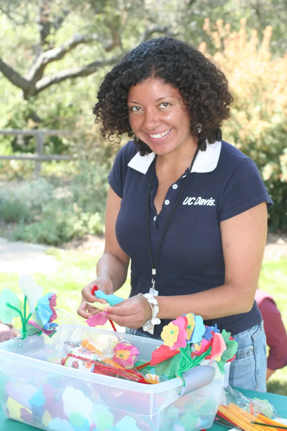 craft table, SBBG Bio Blitz, 2007