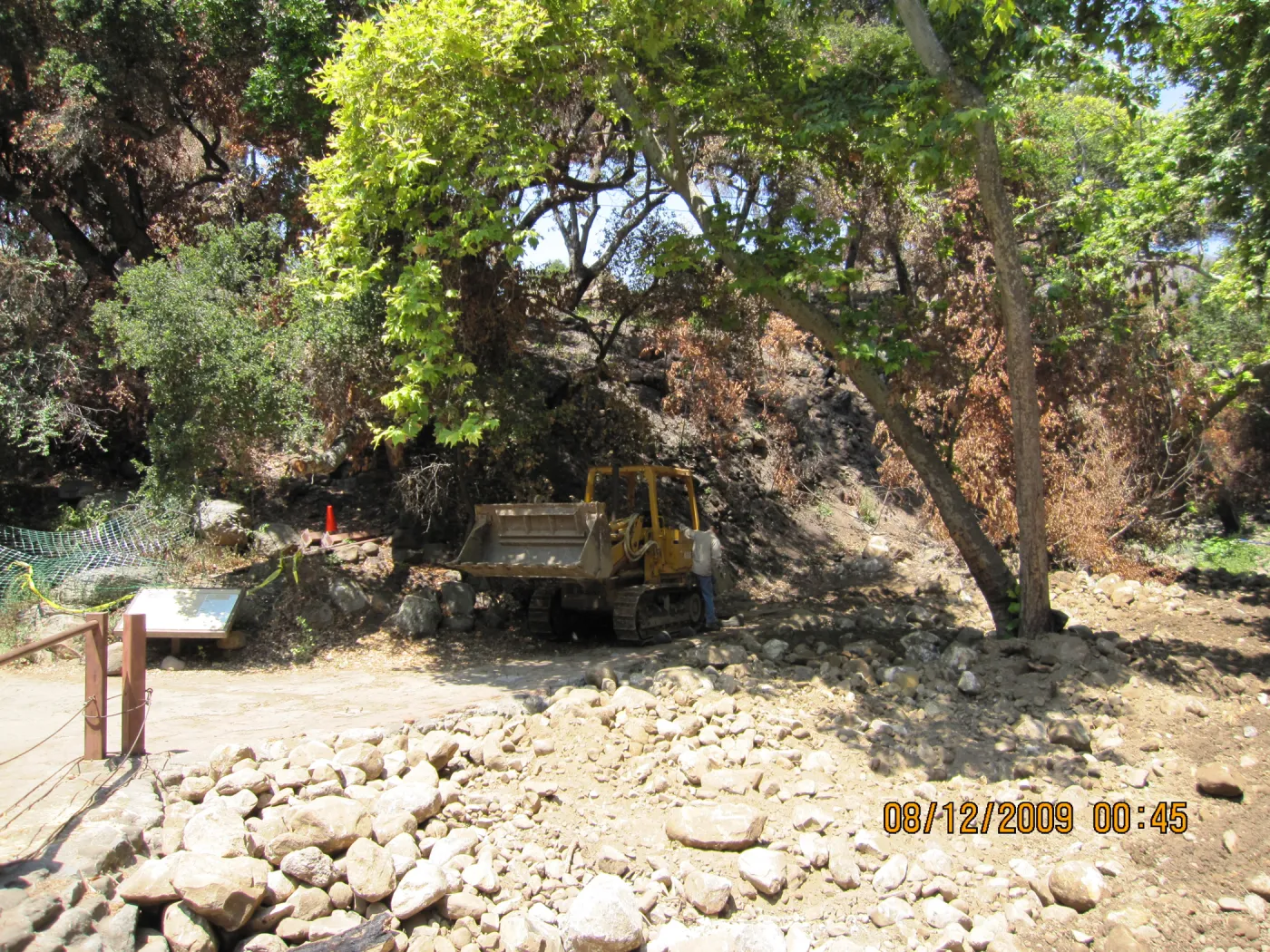 Santa Barbar County flood control, Mission Creek after the Jesusita Fire
