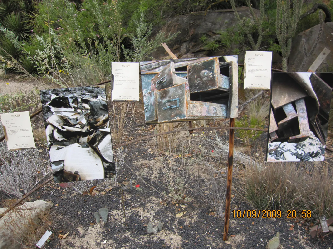 Art From Ashes art exhibit, after the Jesusita Fire