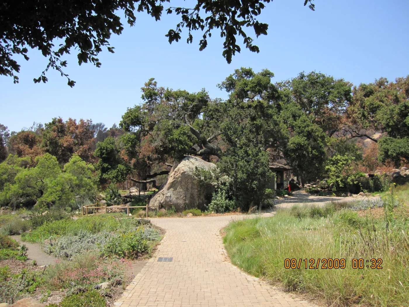 walkway to Blaksley Boulder abd the Information Kiosk