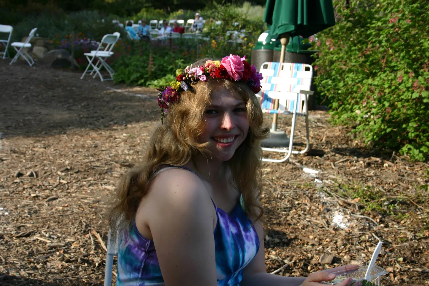 SBBG 80th Birthday Celebration, Juliet Evans (1960's costume)