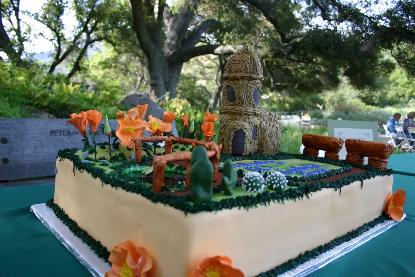 SBBG 80th Birthday Celebration, Toad Hall cake