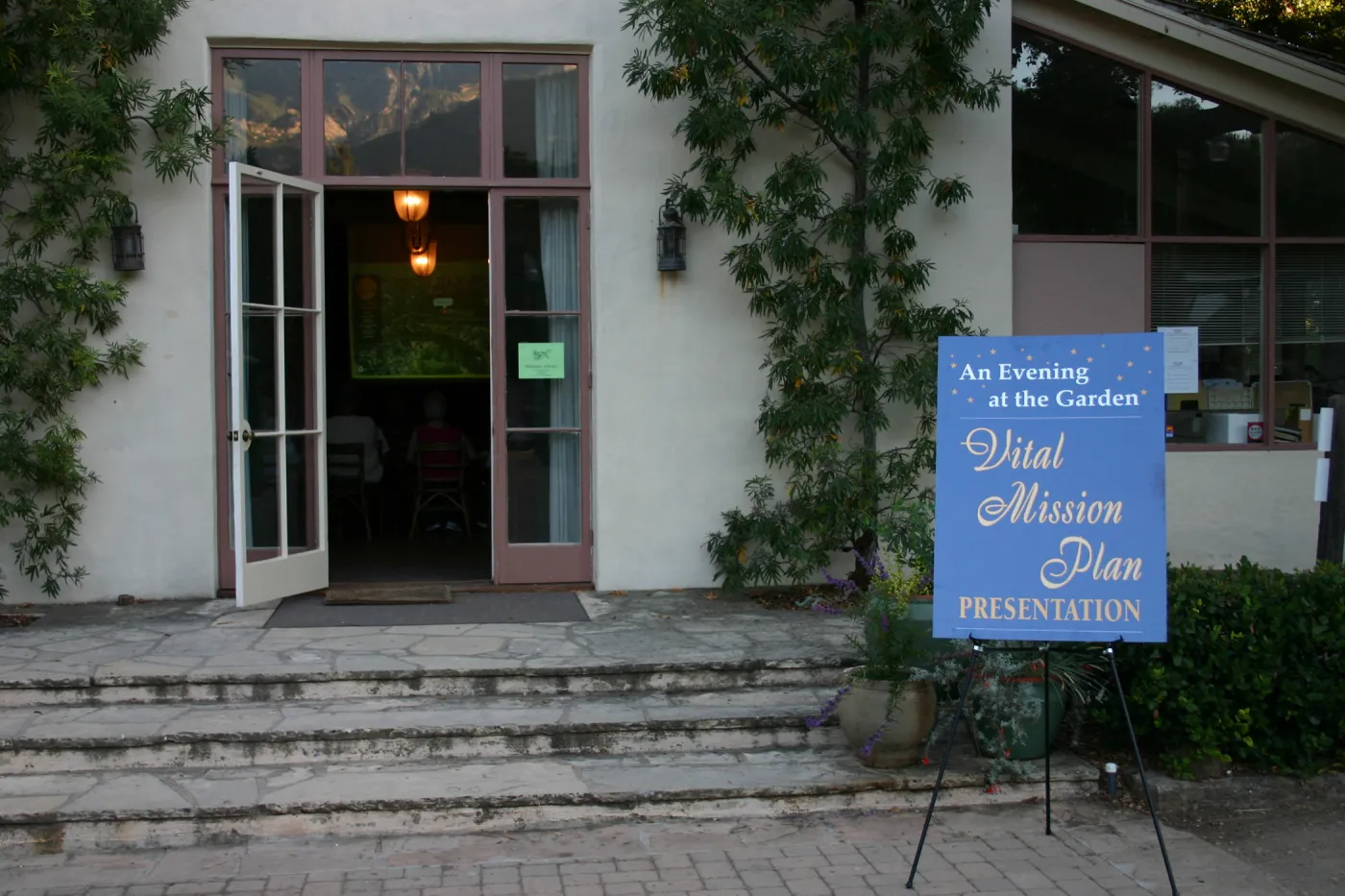 SBBG Garden Open House, Vital Mission Plan presentation in the Blaksley Library