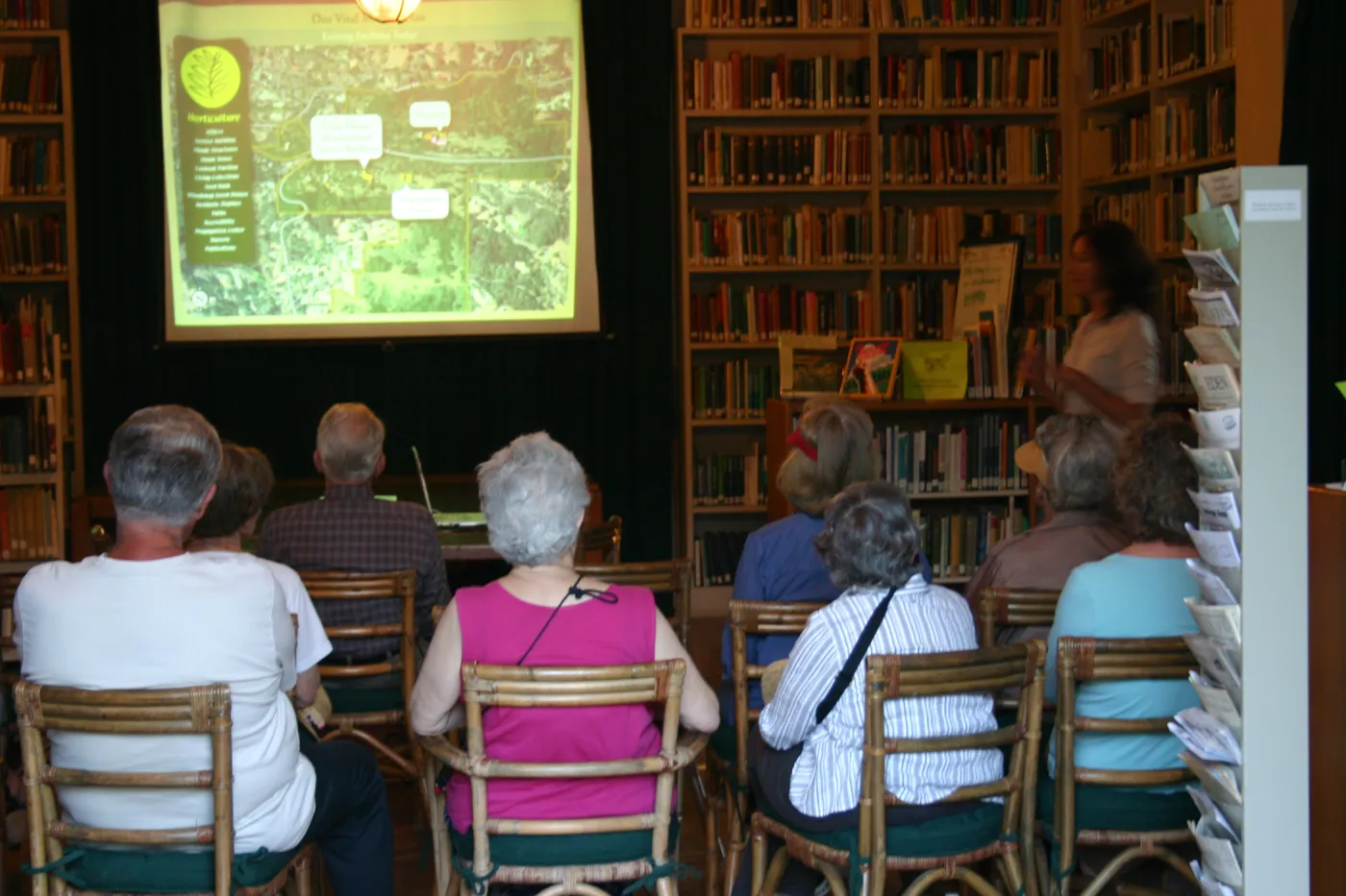 SBBG Garden Open House, Vital Mission Plan presentation in the Blaksley Library