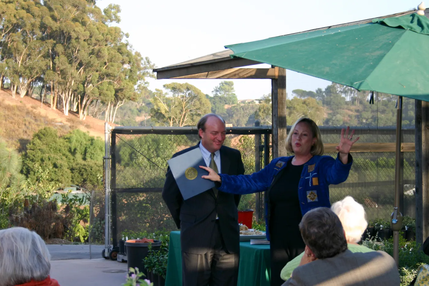 Dedication event, Pritzlaff fund for plant conservation