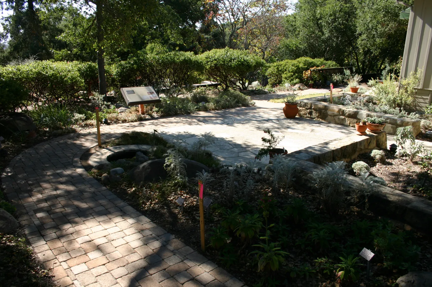 Home Demonstration patio, SBBG event location