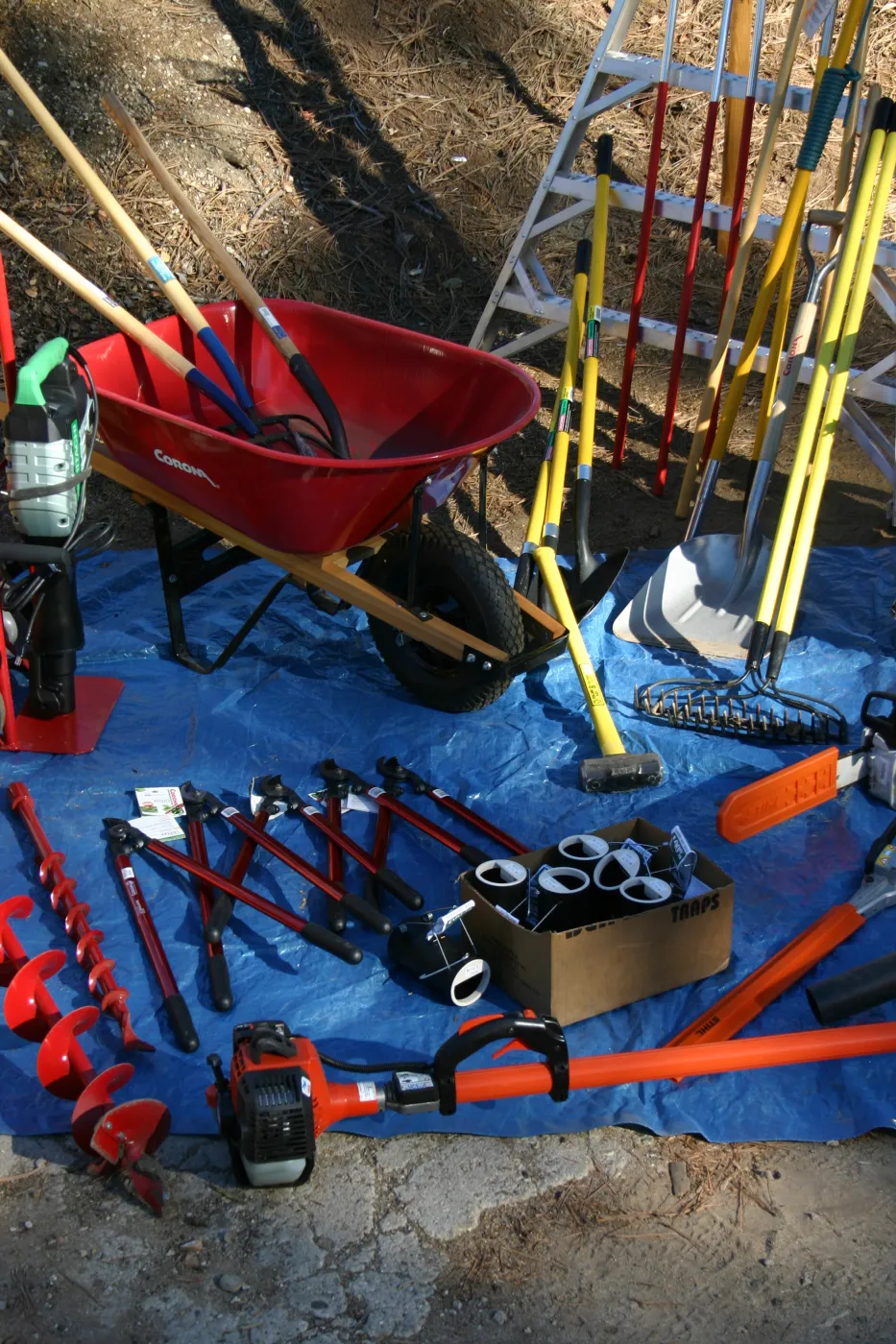 new tools for the grounds staff