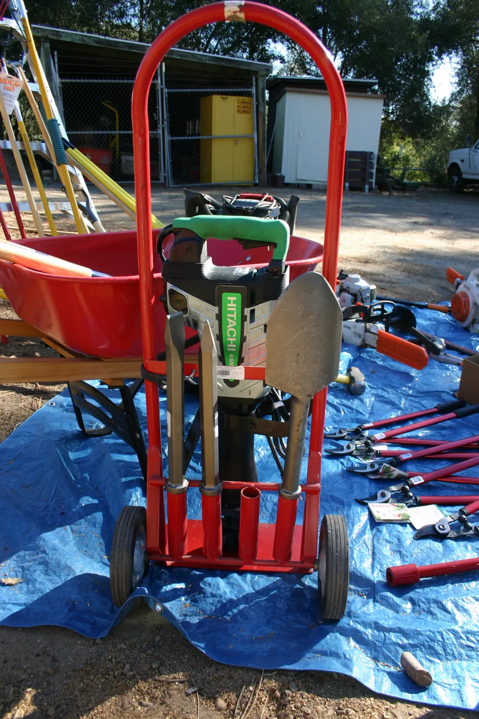 new tools for the grounds staff