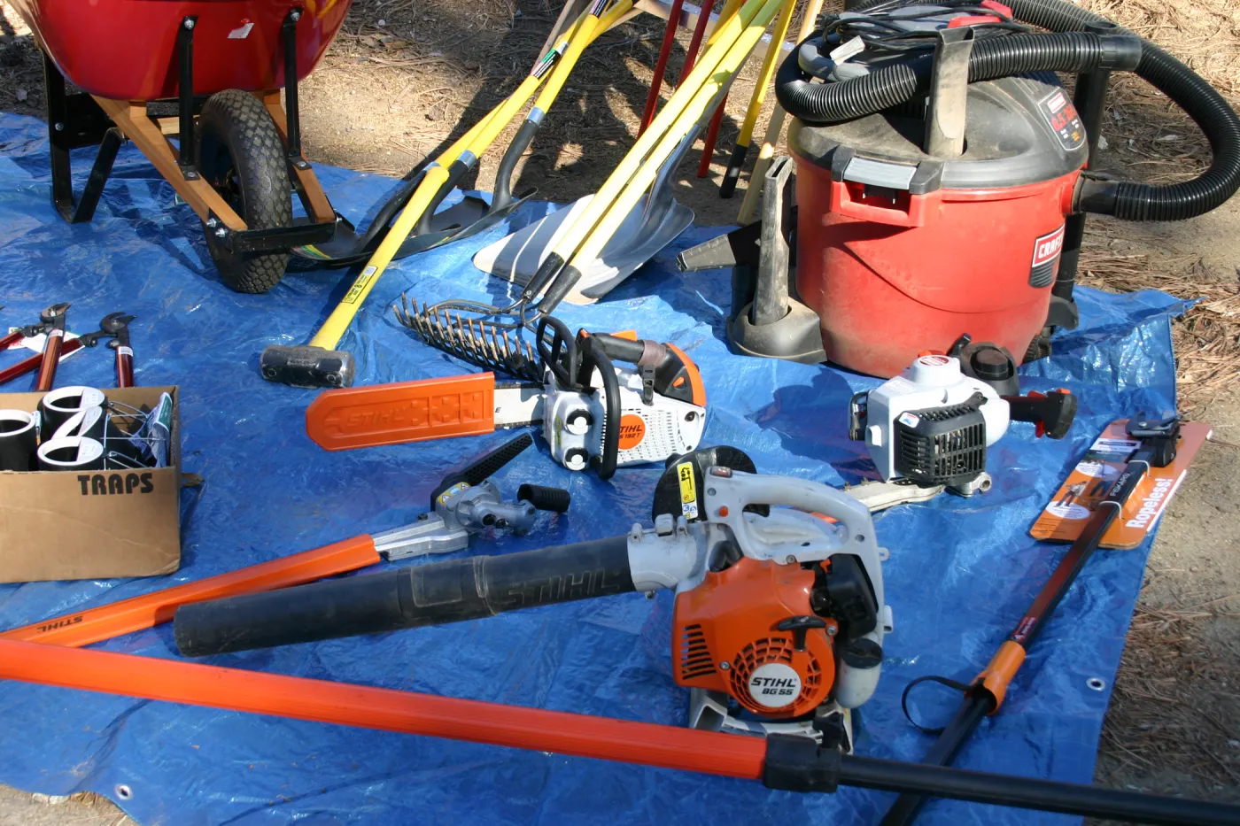 new tools for the grounds staff