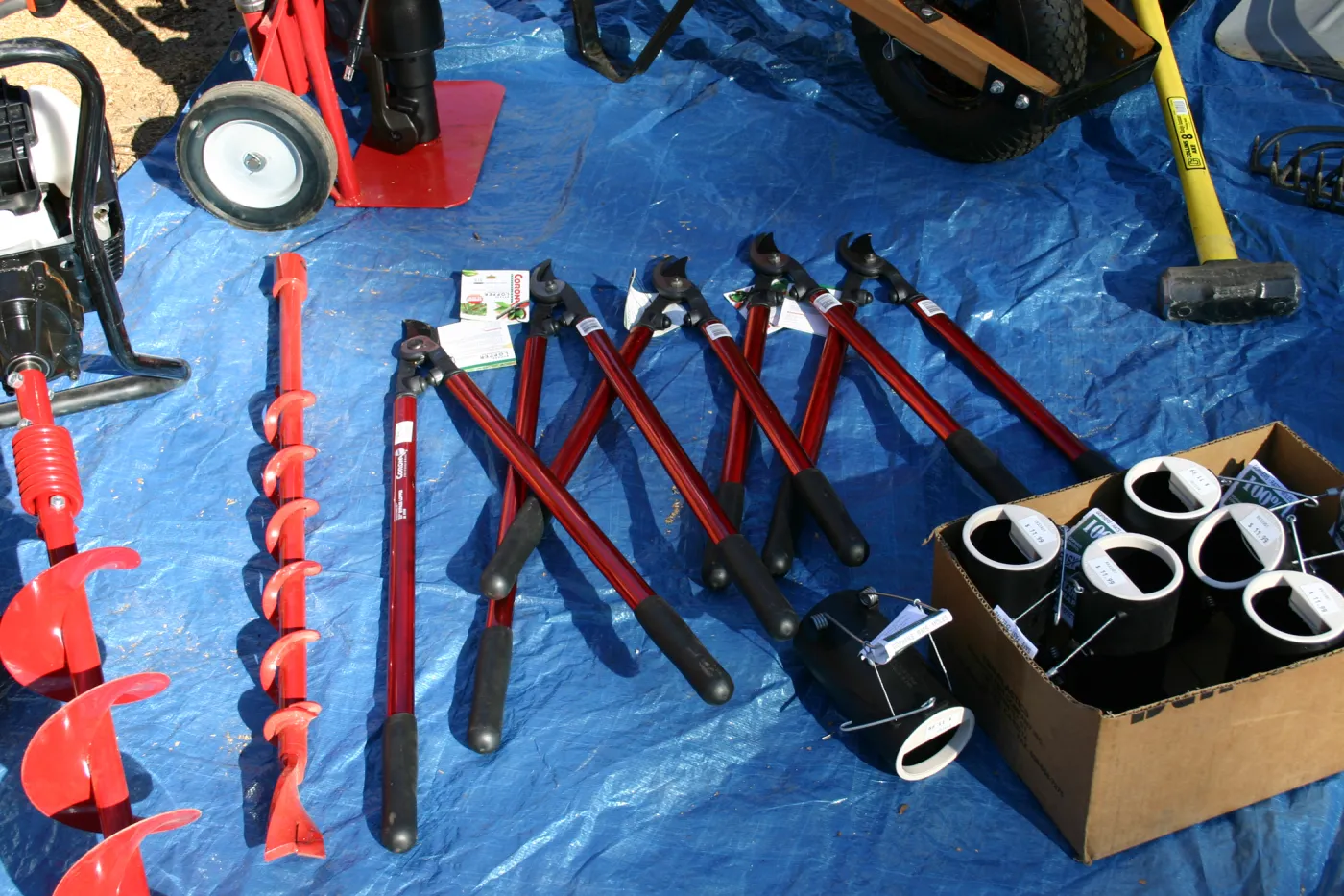 new tools for the grounds staff