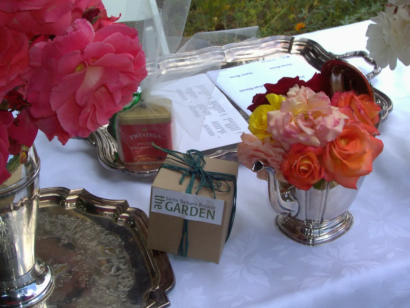 High Tea in the Garden, table setting