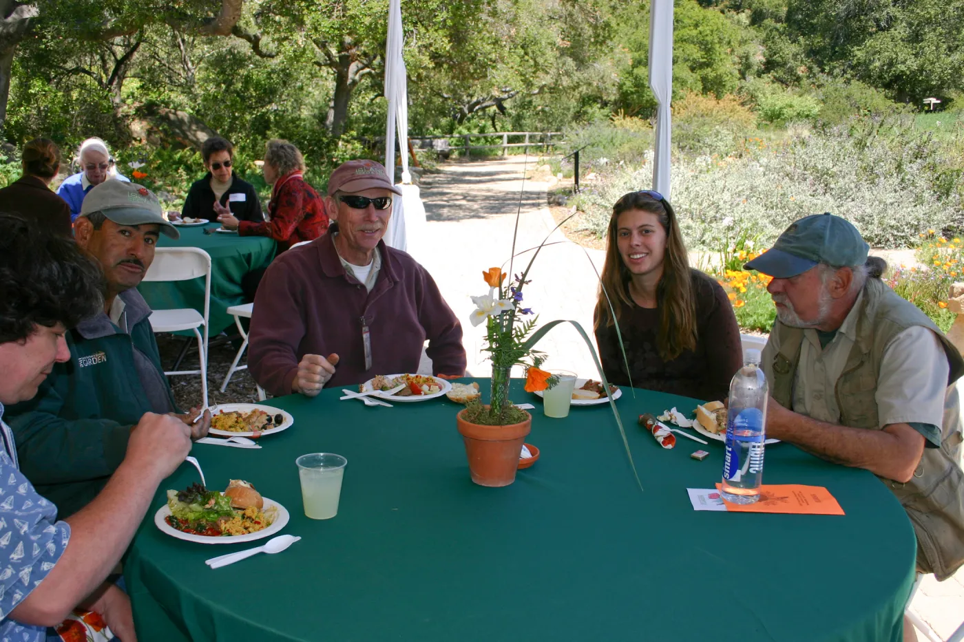 Jim, Manny, Jay, Heather and Geege, Volunteer Luncheon, 2007