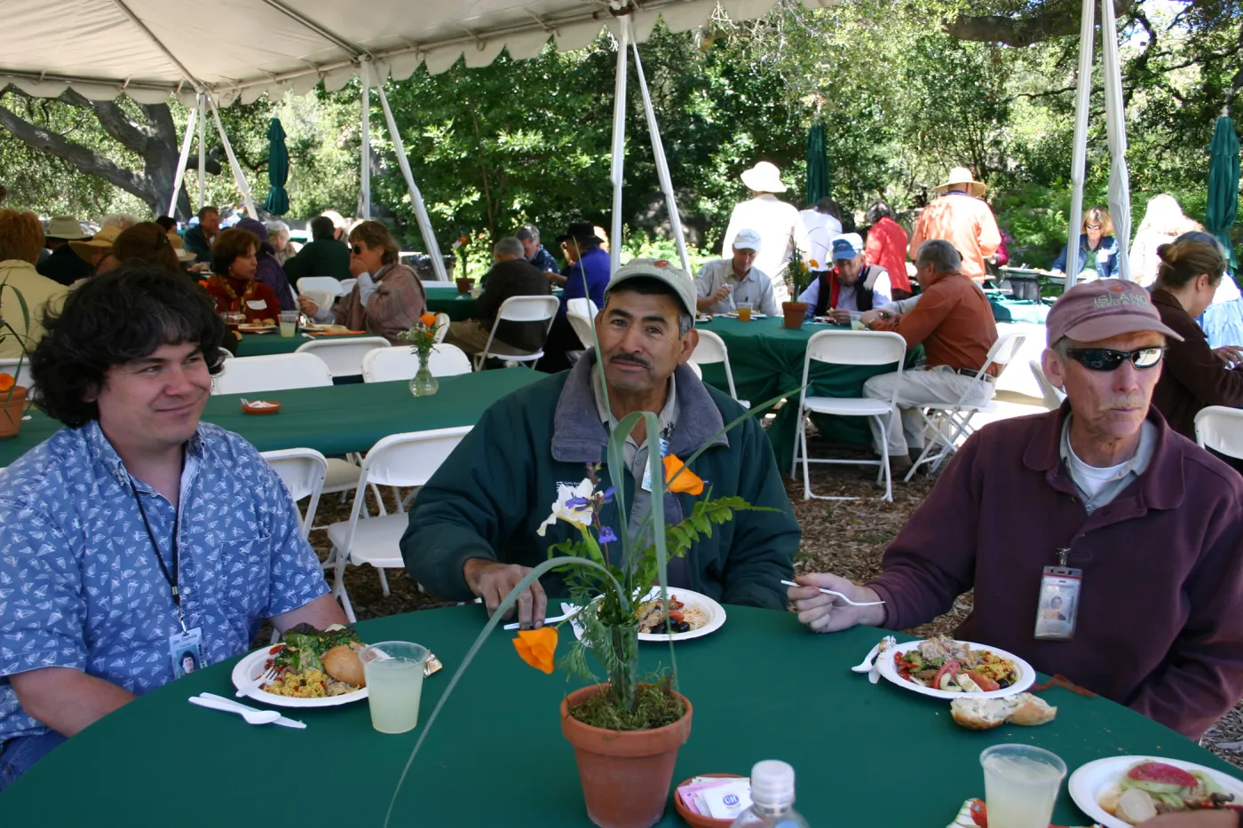 Jim, Manny, Jay, Volunteer Luncheon, 2007
