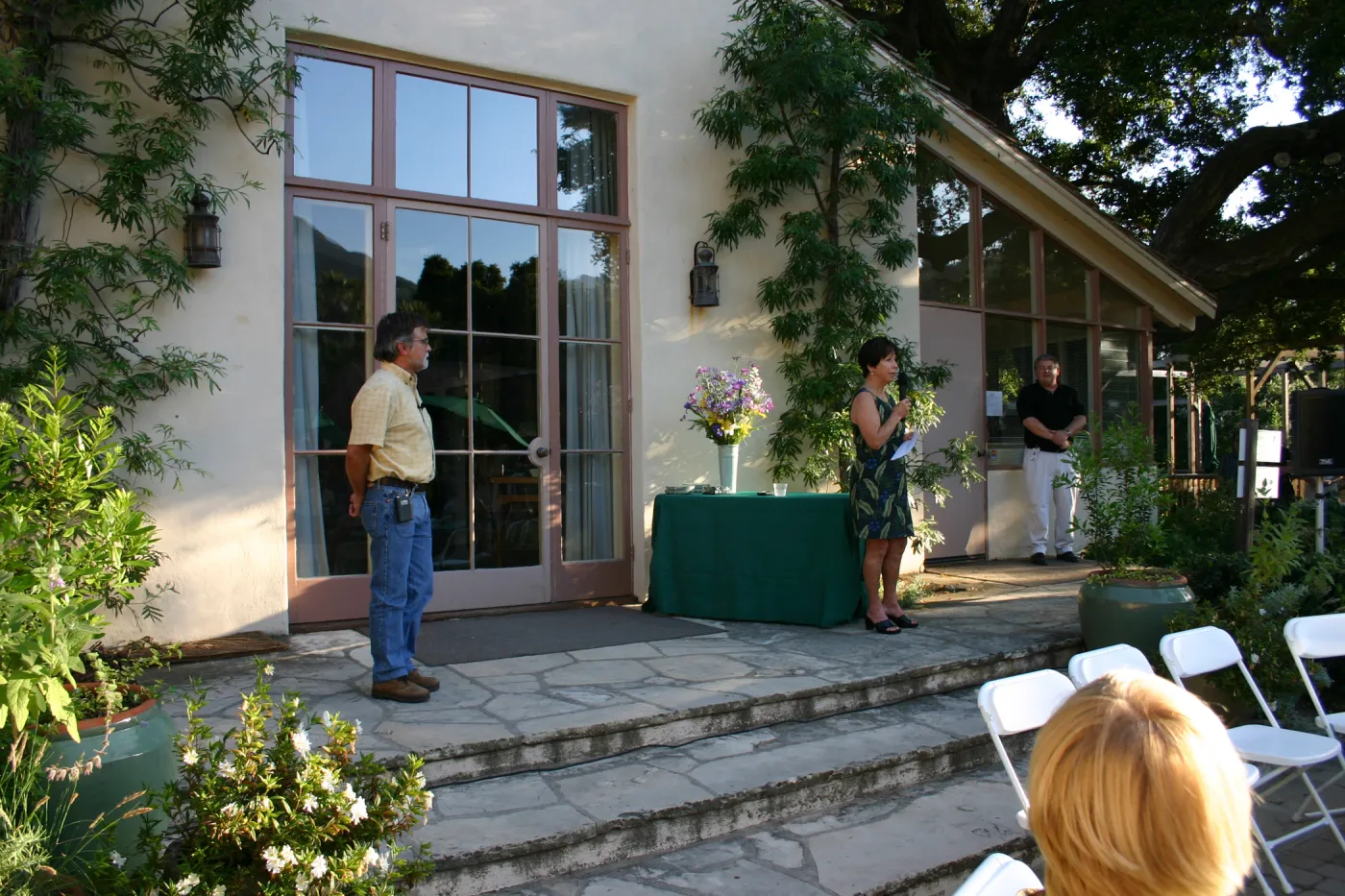 Anne-Marie Castleberg and Ralph Clevenger, Alice's Garden, book signing event at SBBG