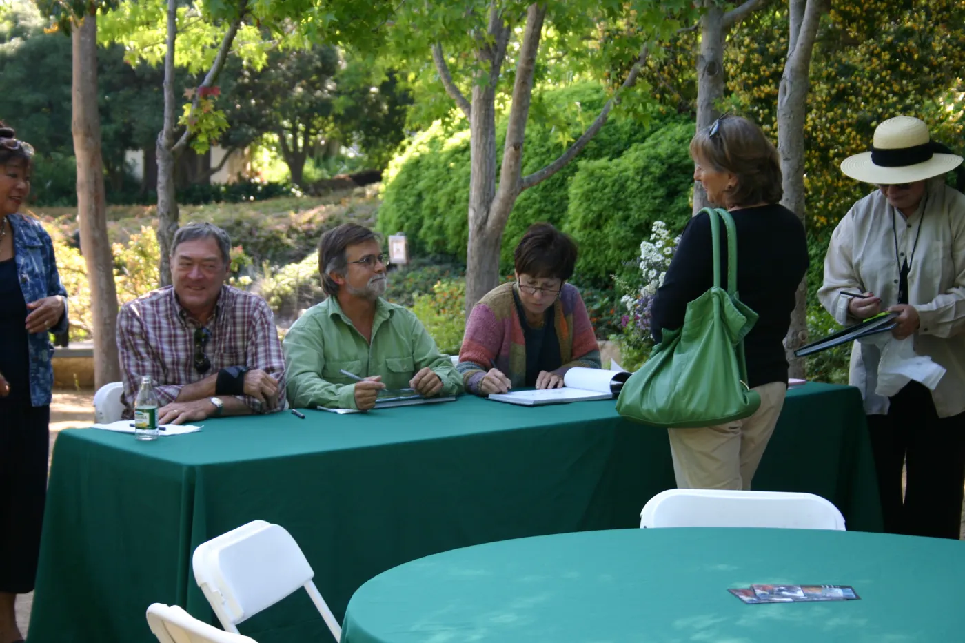 Alice's Garden, book signing at Alice Keck Park Memorial Garden
