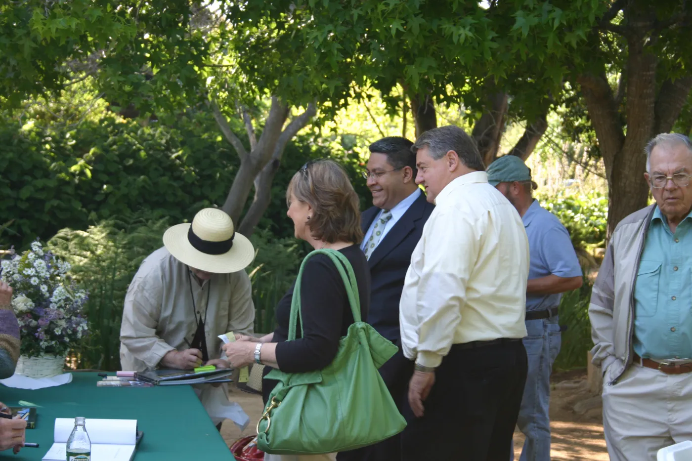 Alice's Garden, book signing at Alice Keck Park Memorial Garden