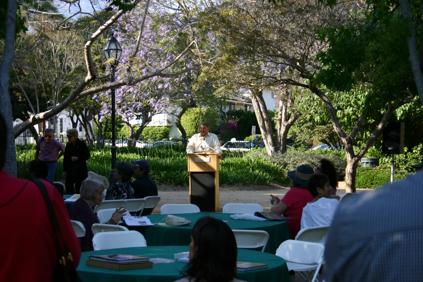 Alice's Garden, book signing at Alice Keck Park Memorial Garden