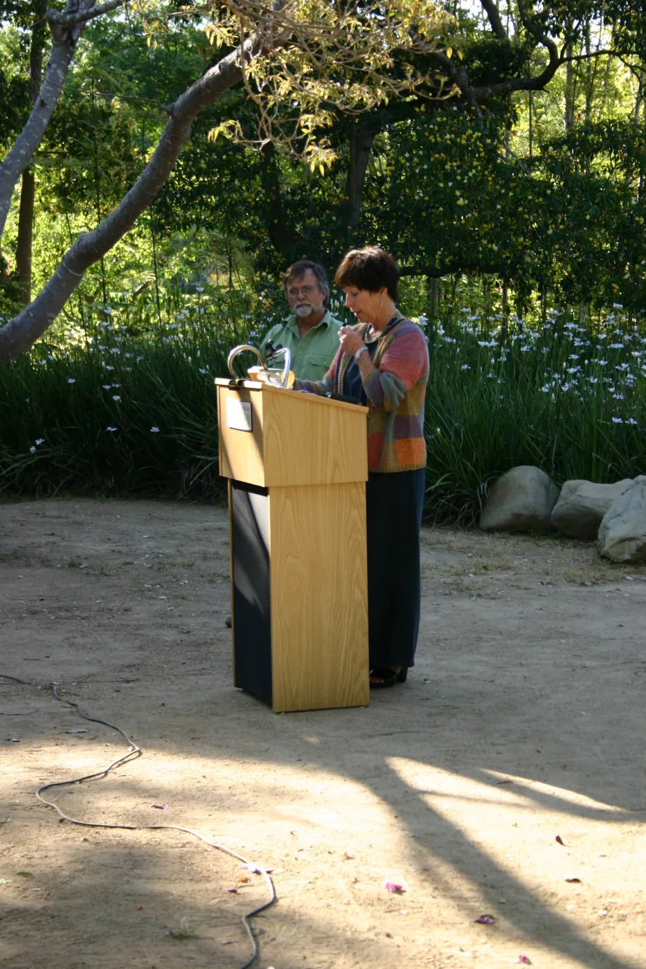 Alice's Garden, book signing at Alice Keck Park Memorial Garden