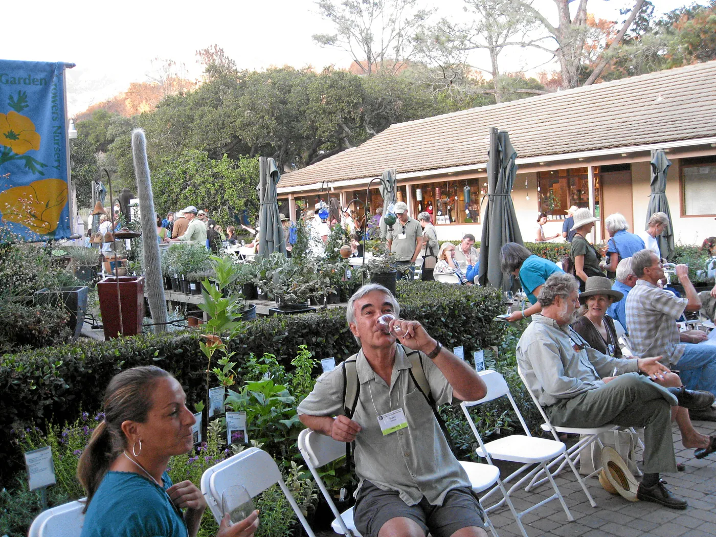 Mediterranean Skys Symposium Garden tour. 