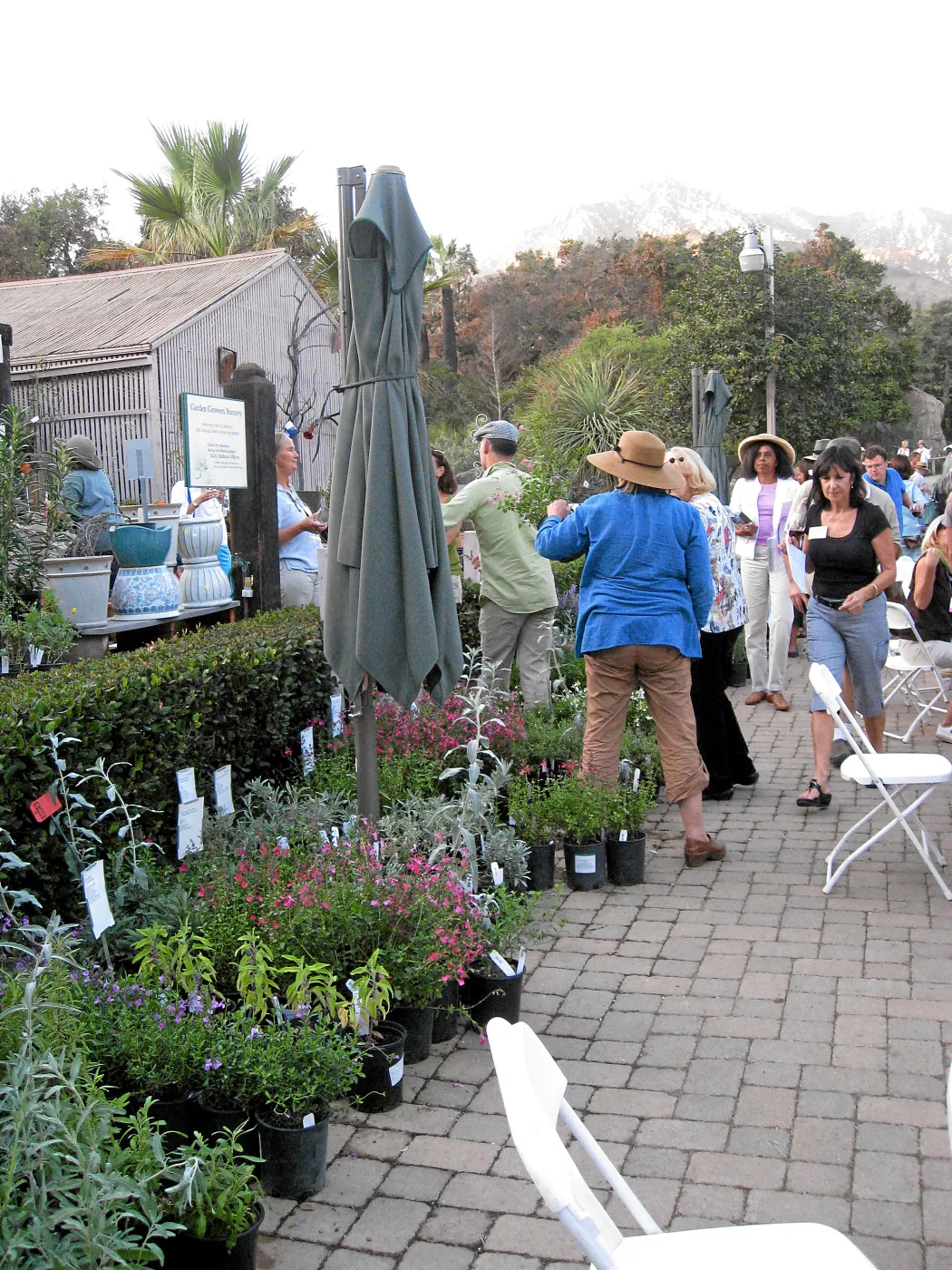 Mediterranean Skys Symposium Garden tour. 