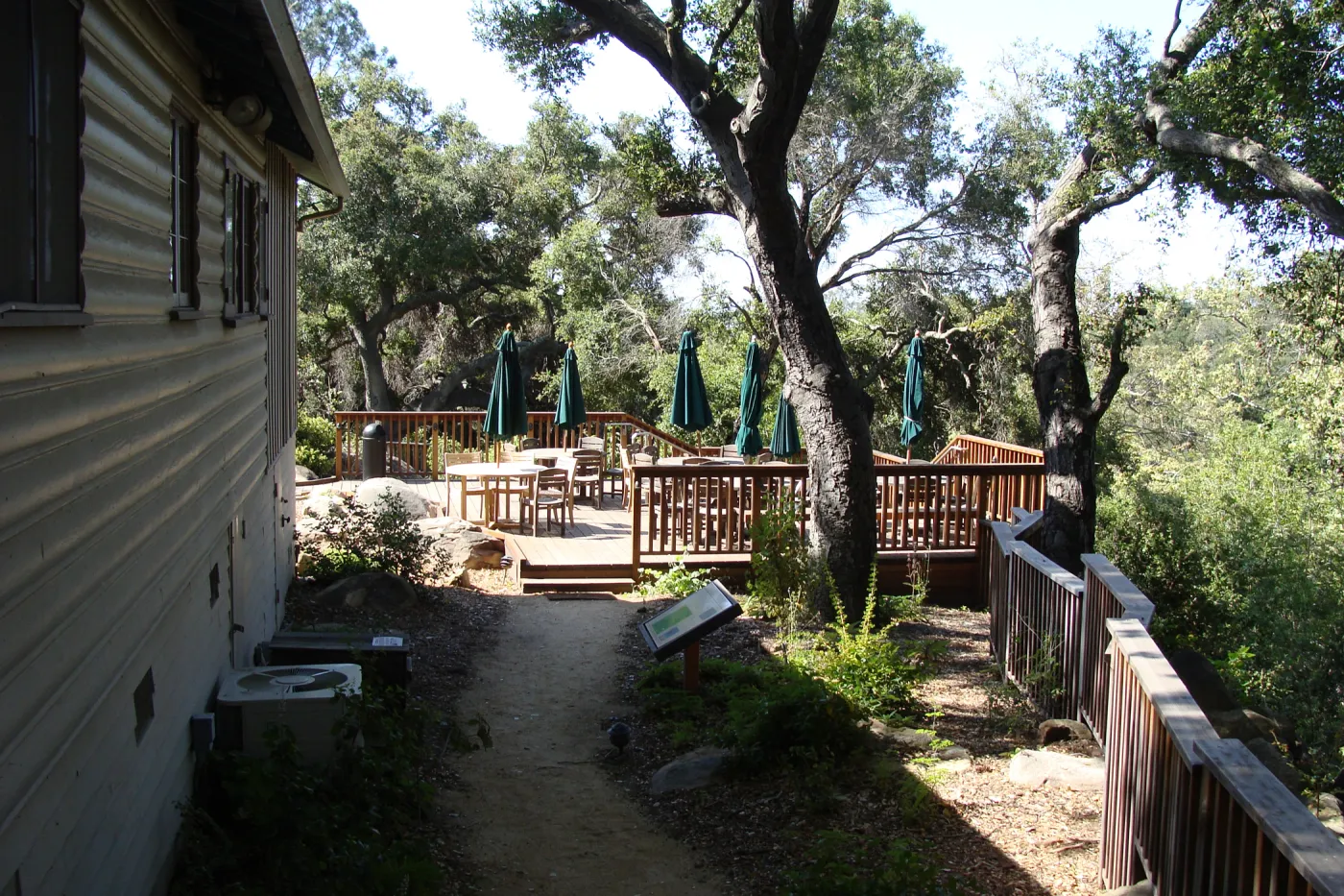 new Home Demonstration Deck, SBBG 2 years after the Jesusita Fire