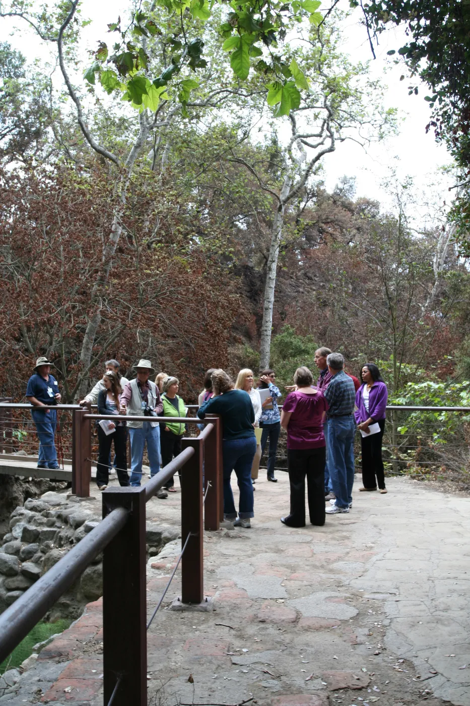 Docent Graduation and Fire Walk after the Jesusita Fire