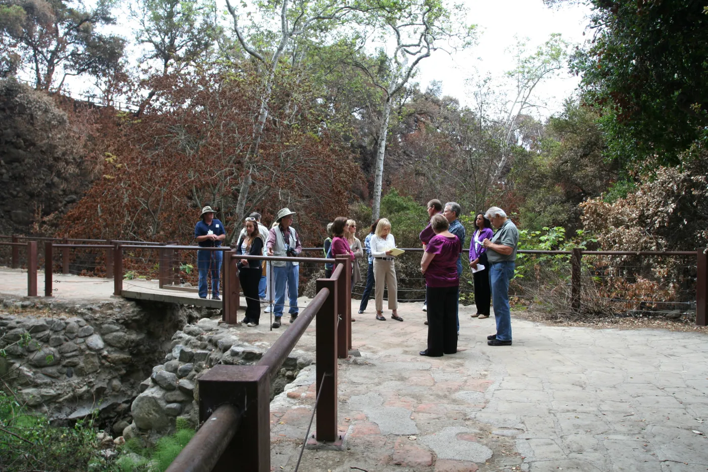 Docent Graduation and Fire Walk after the Jesusita Fire