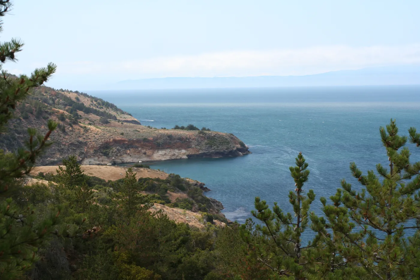 ocean view from Santa Cruz Island, TEAWET, Santa Cruz Island field trip, 2009