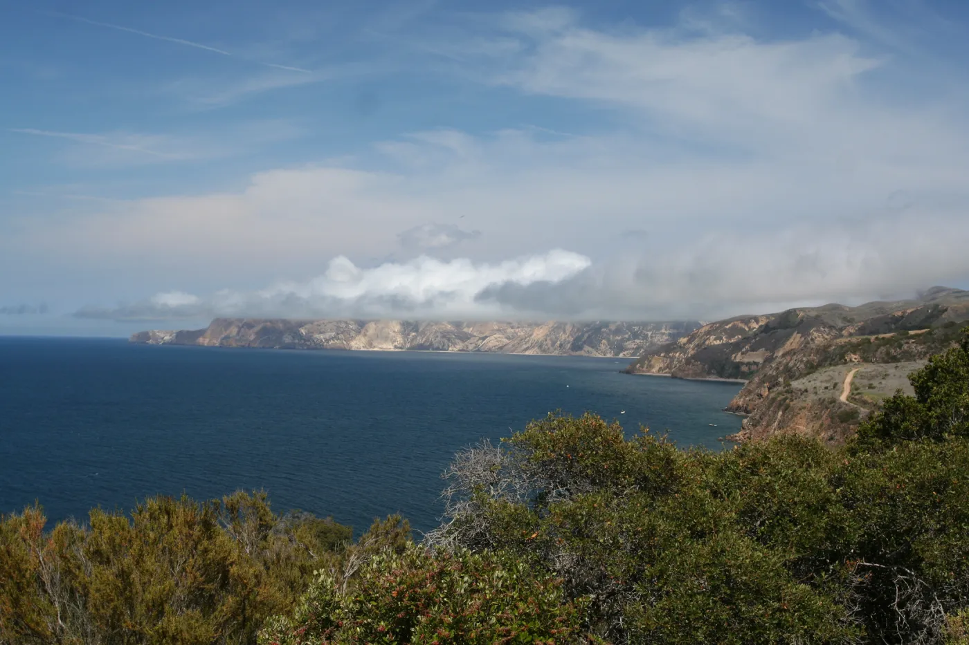 ocean view from Santa Cruz Island, TEAWET, Santa Cruz Island field trip, 2009